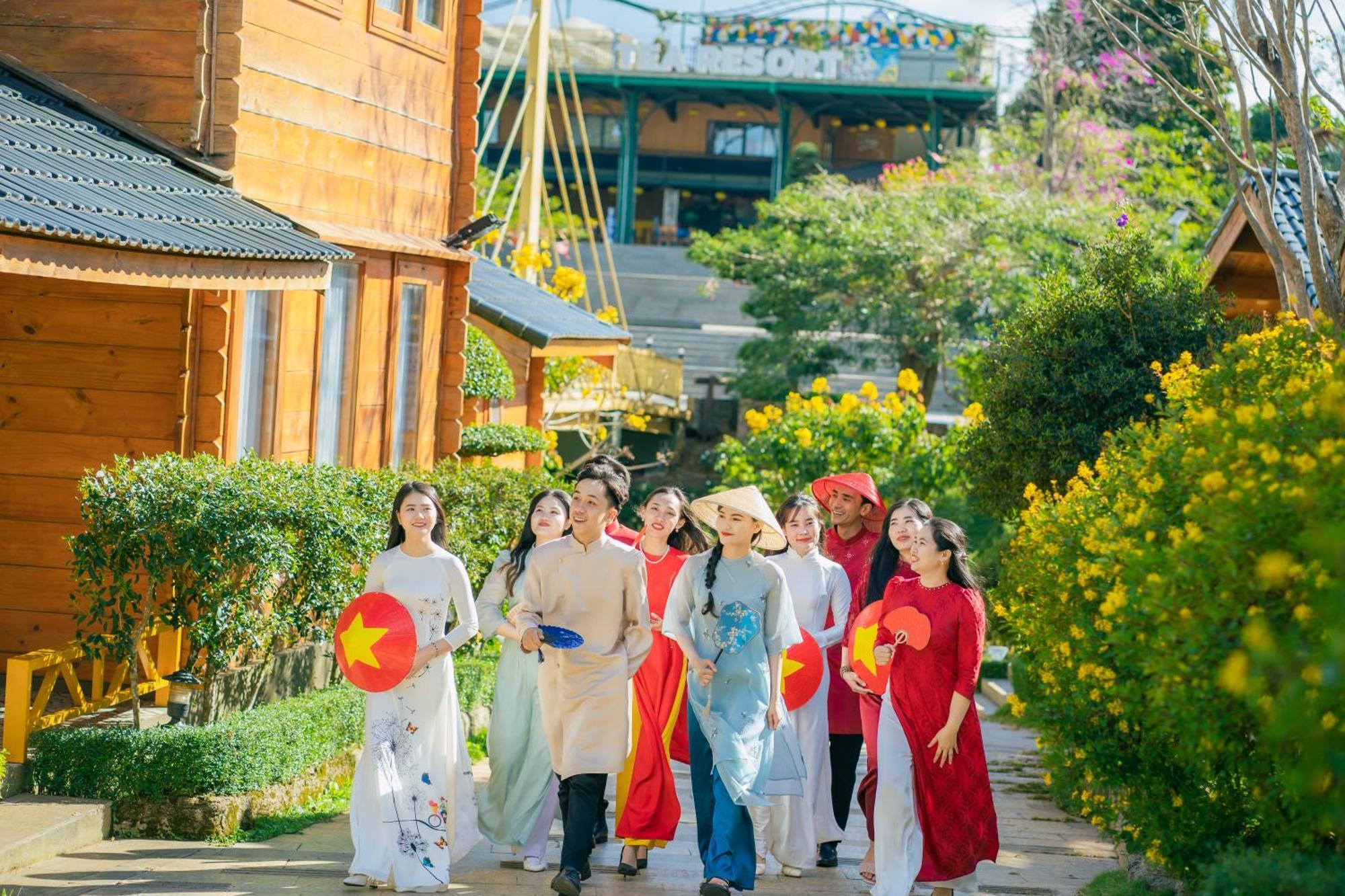 Tea Resort Bao Loc Exterior foto